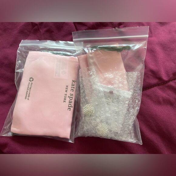 Net Kate spade silver droop earrings and necklace set - Picture 2 of 3